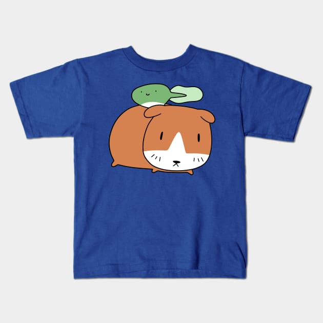 Guinea Pig and Tadpole Kids T-Shirt by saradaboru